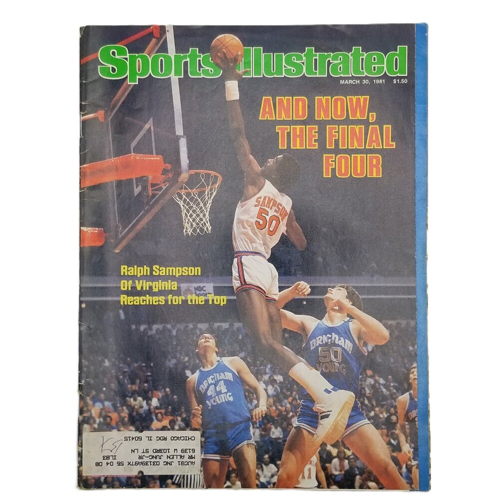 Sports Illustrated March 30 1981 Ralph Sampson Final Four Vintage NCAA Issue